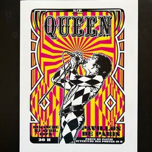 Unframed Retro Concert Print 8.5 x 11"